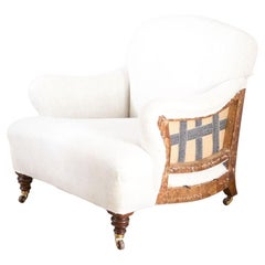 Sillón bridgewater estilo Howard and Sons del siglo XIX