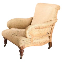19. Jahrhundert Howard and Sons Stil Bridgewater Sessel - Hessisch