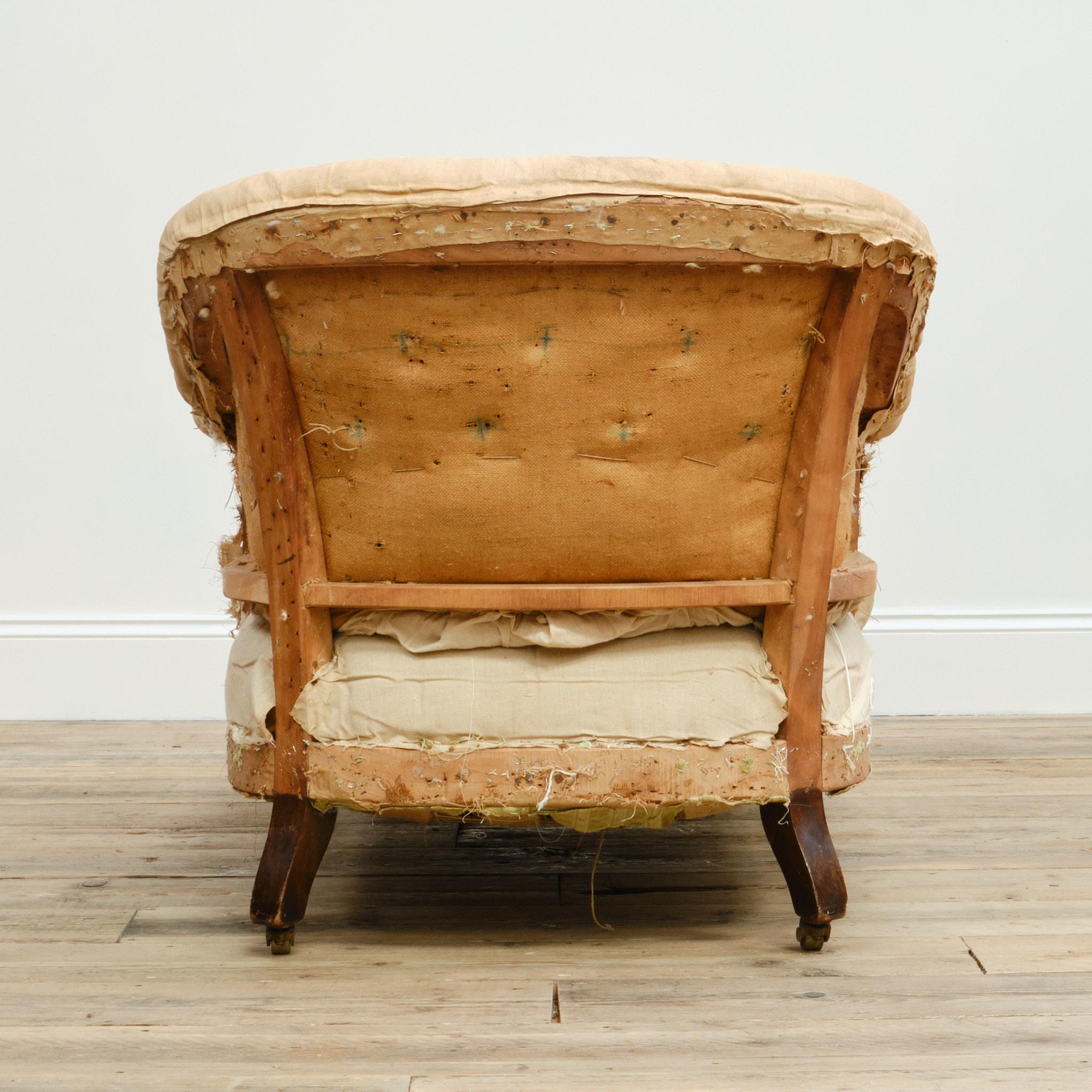 Walnut 19th century Howard and sons style daybed