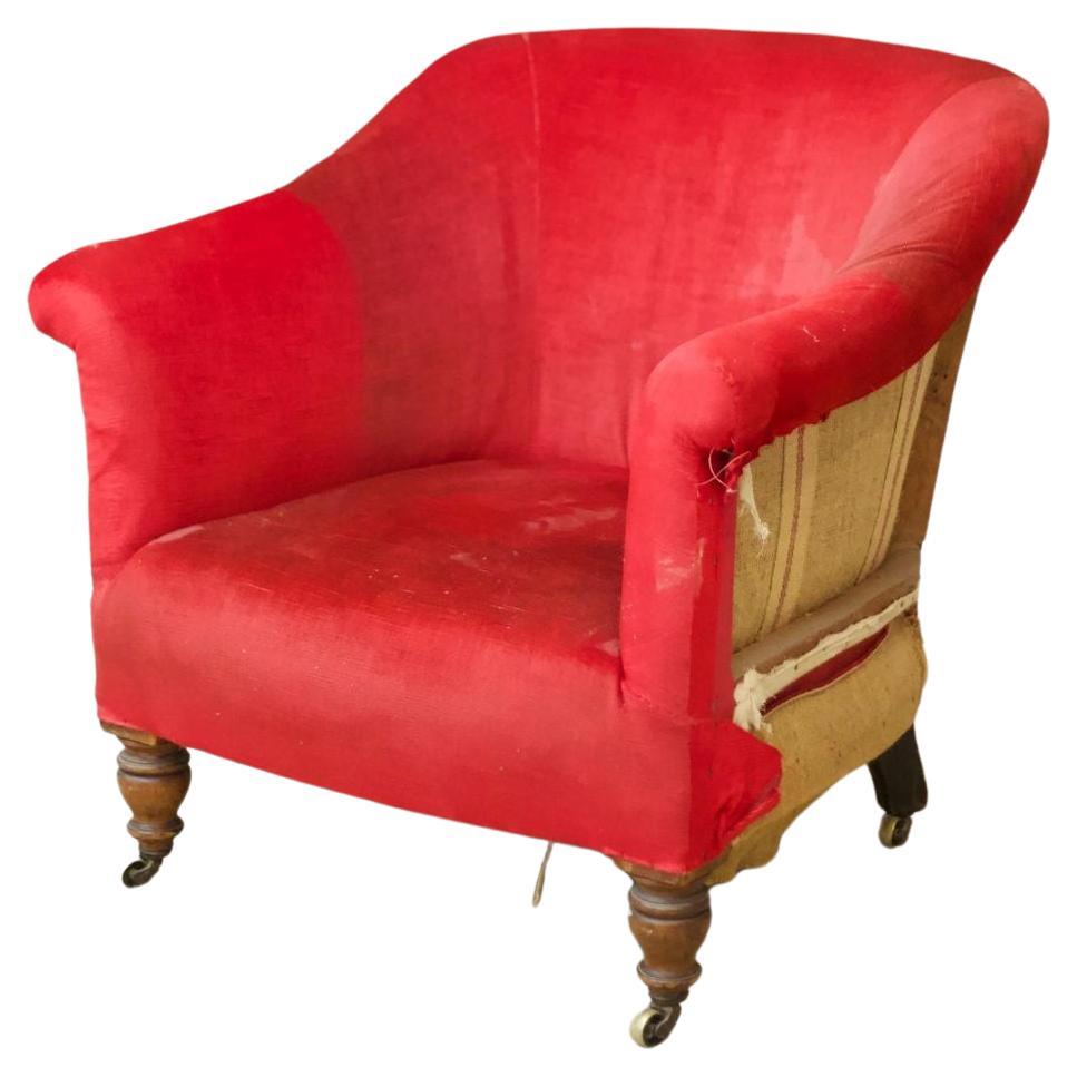 19th Century Howard and Sons Style Tub Chair at 1stDibs