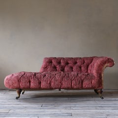 Howard & Sons Chaiselongue aus dem 19. Jahrhundert