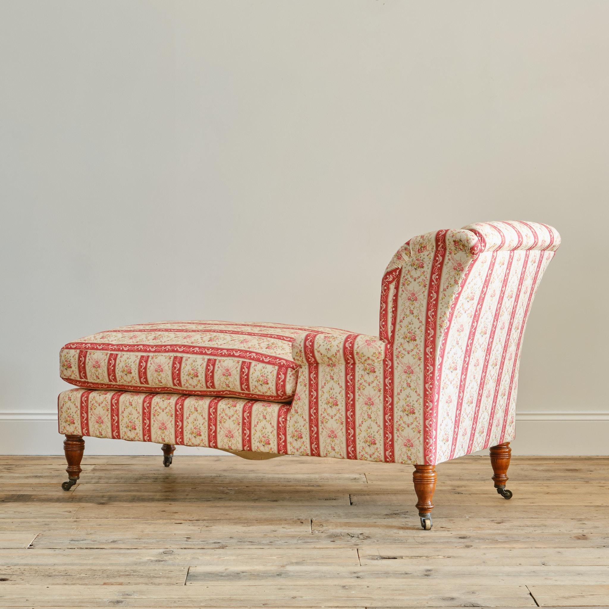 19th Century Howard & Sons Daybed siglo XIX en venta