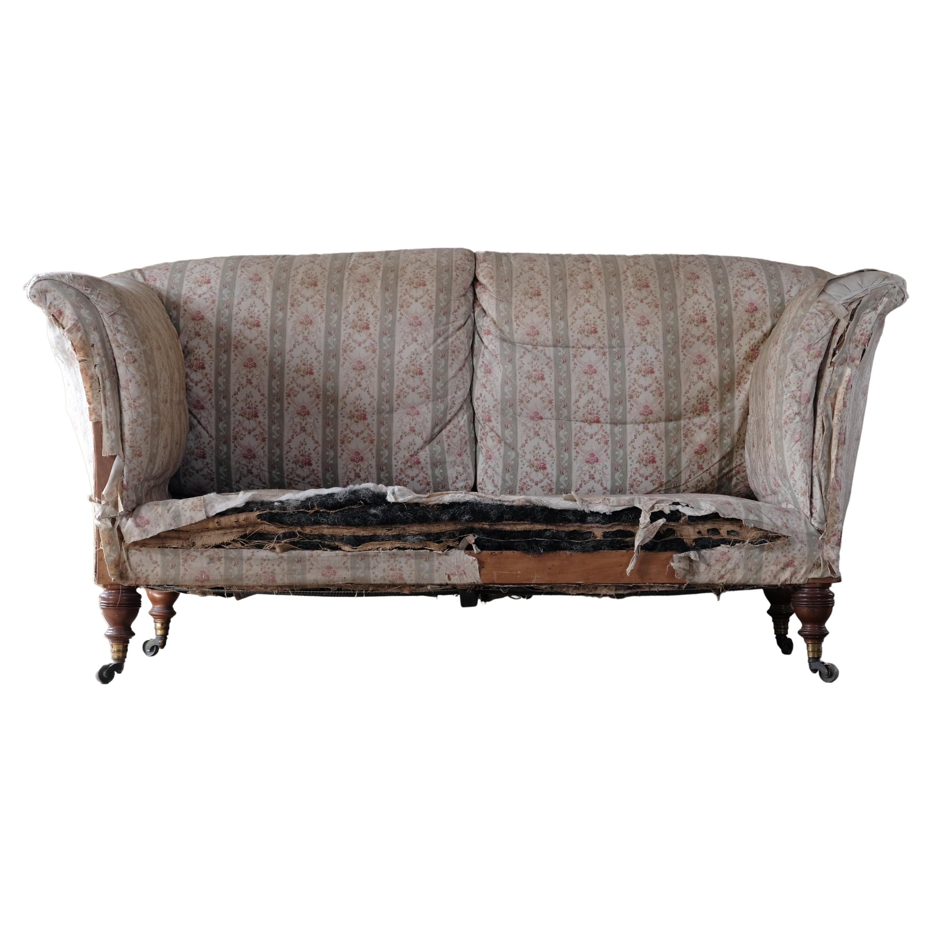 19th Century Howard & Sons Grantley Sofa c1880 For Sale