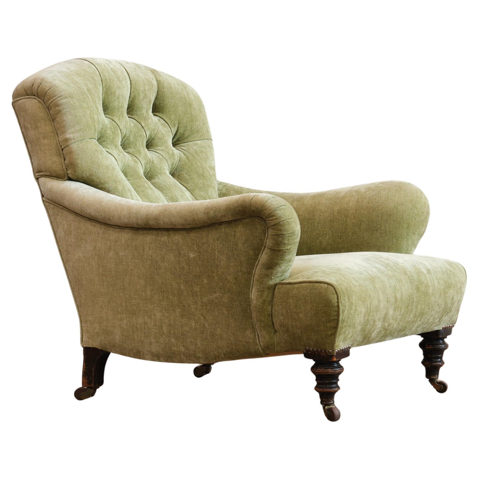 Sillón "Bridgewater" Estilo Howard and Sons Siglo XIX en venta