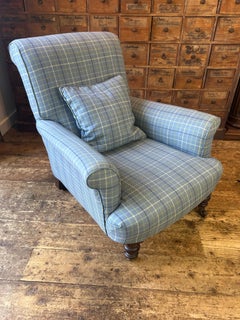 19th century Howard & Sons Style Upholstered Arm Chair