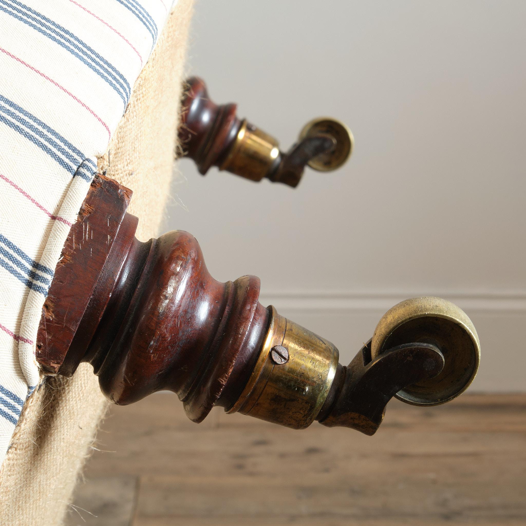 19. Jahrhundert Howard-Stil Club Sessel c1860 im Angebot 4