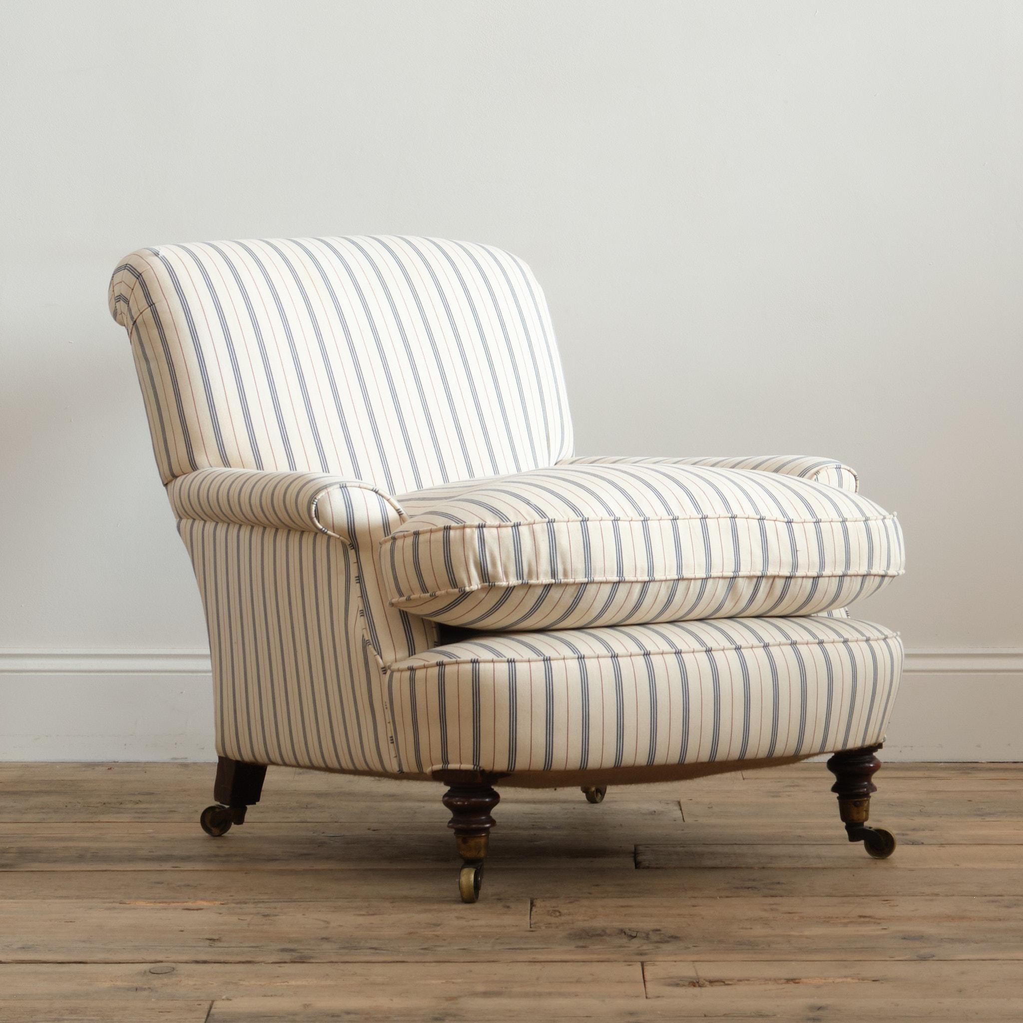 19. Jahrhundert Howard-Stil Club Sessel c1860 im Angebot 2