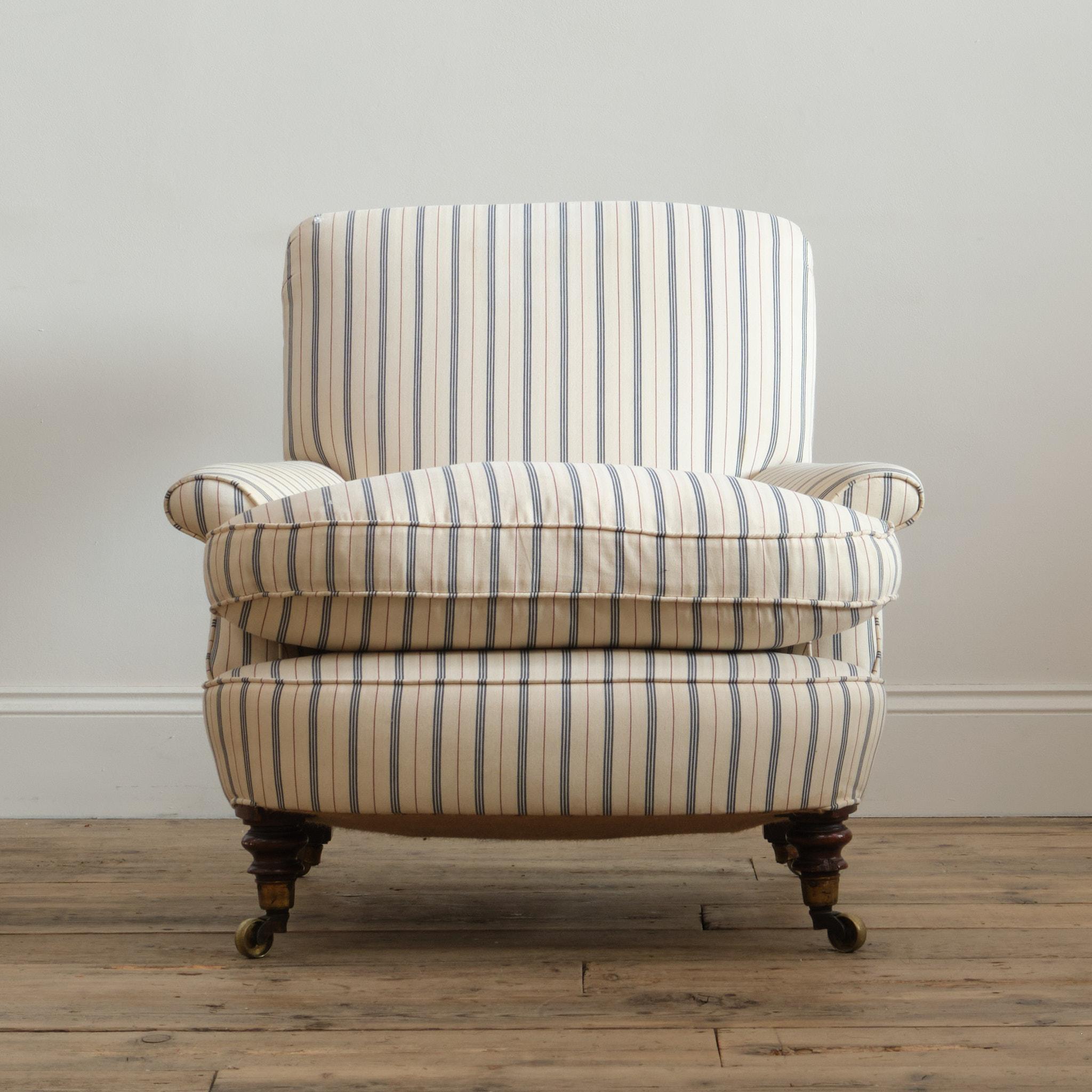 19. Jahrhundert Howard-Stil Club Sessel c1860 im Angebot 3