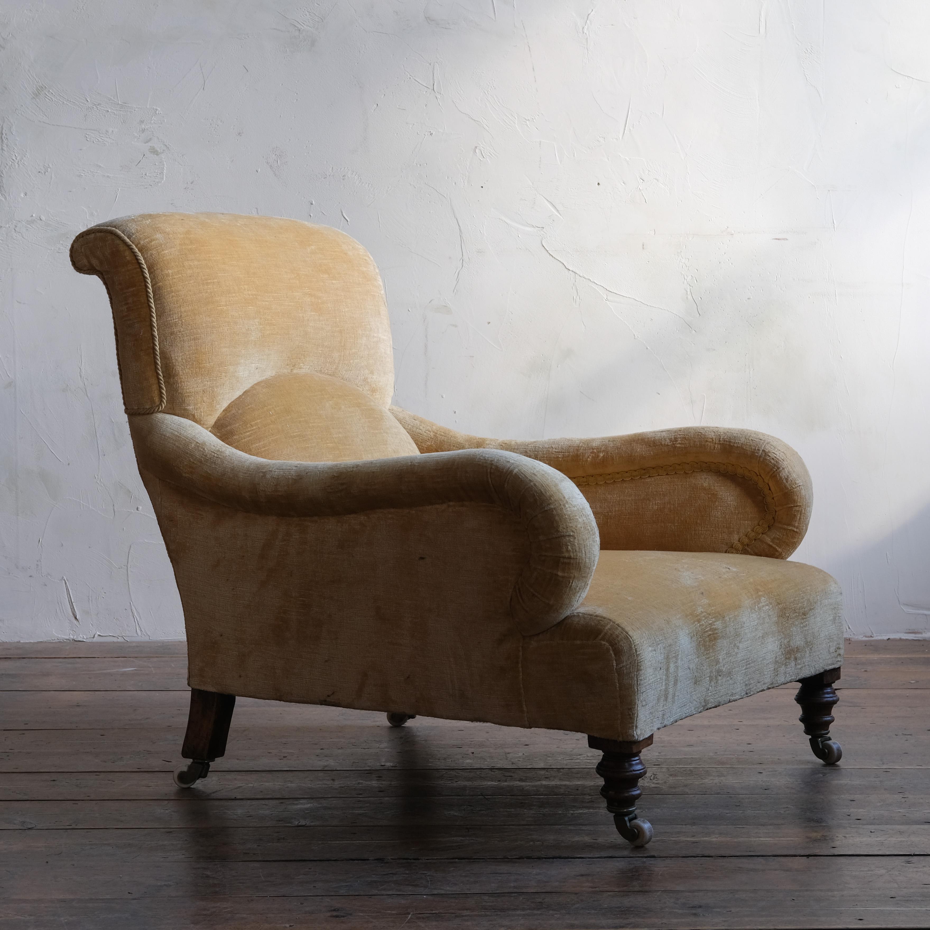19th Century Howard Style Deep Seated Armchair 1