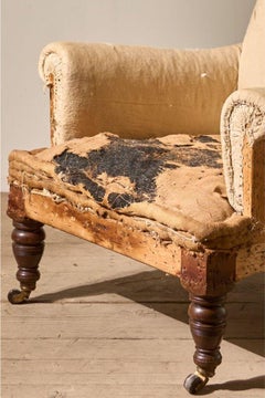 19th Century Howard style English country house armchair