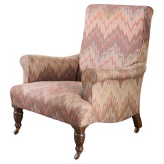 19th Century Howard style English country house armchair