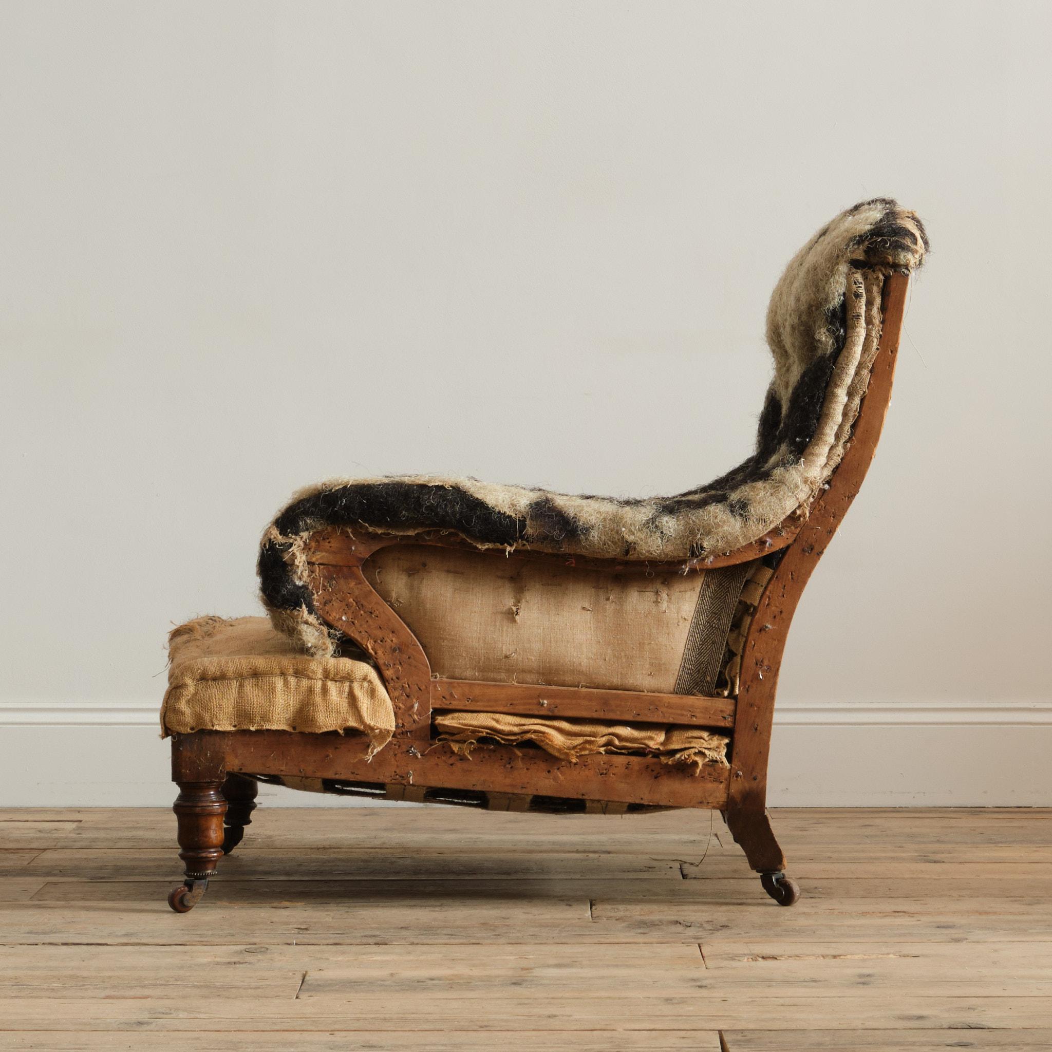 Grafton-Sessel im Howard-Stil des 19. Jahrhunderts (Englisch) im Angebot