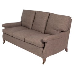 Mahagoni-Sofa im Howard-Stil des 19. Jahrhunderts