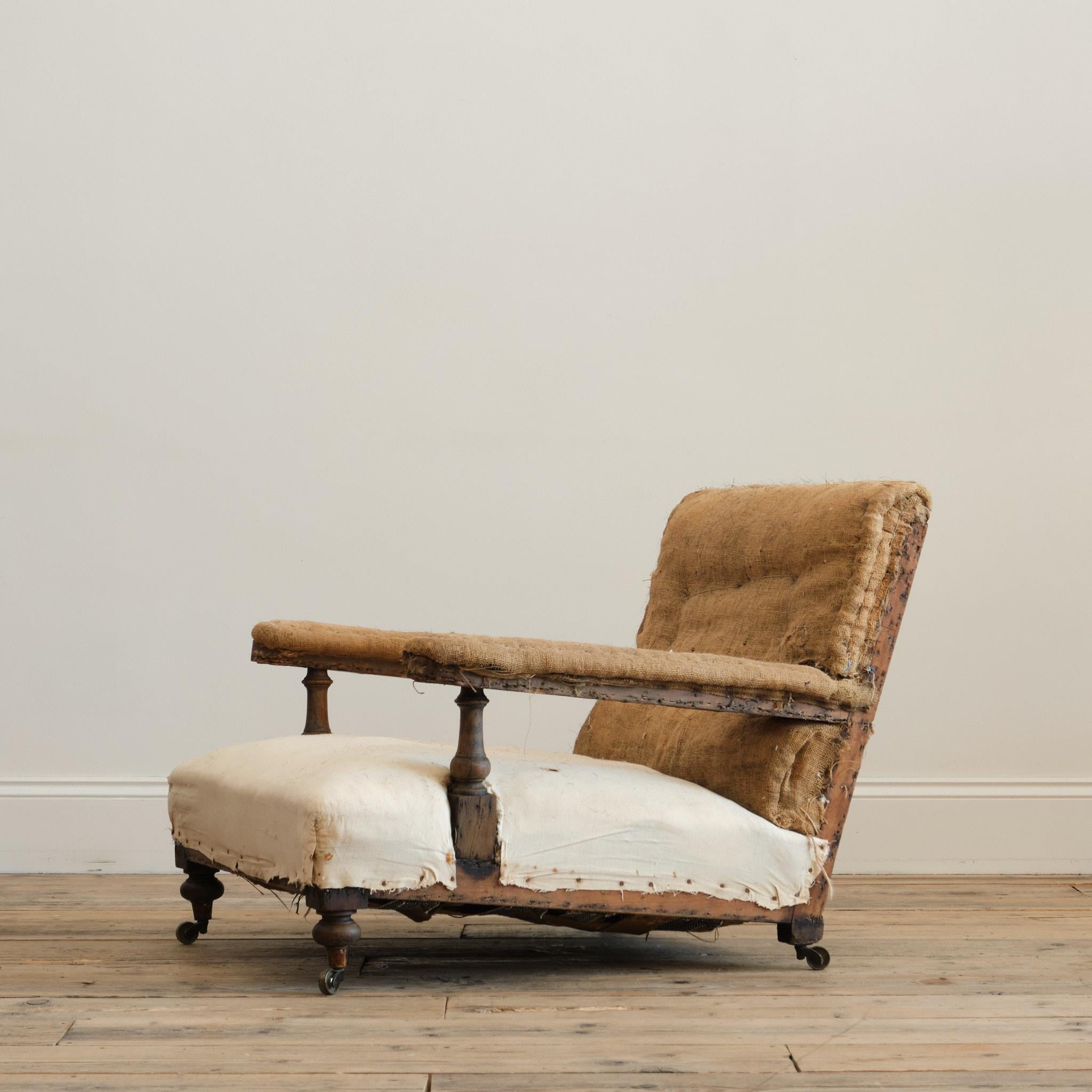 Fauteuil ouvert de style Howard, 19e siècle, vers 1860 en vente 2
