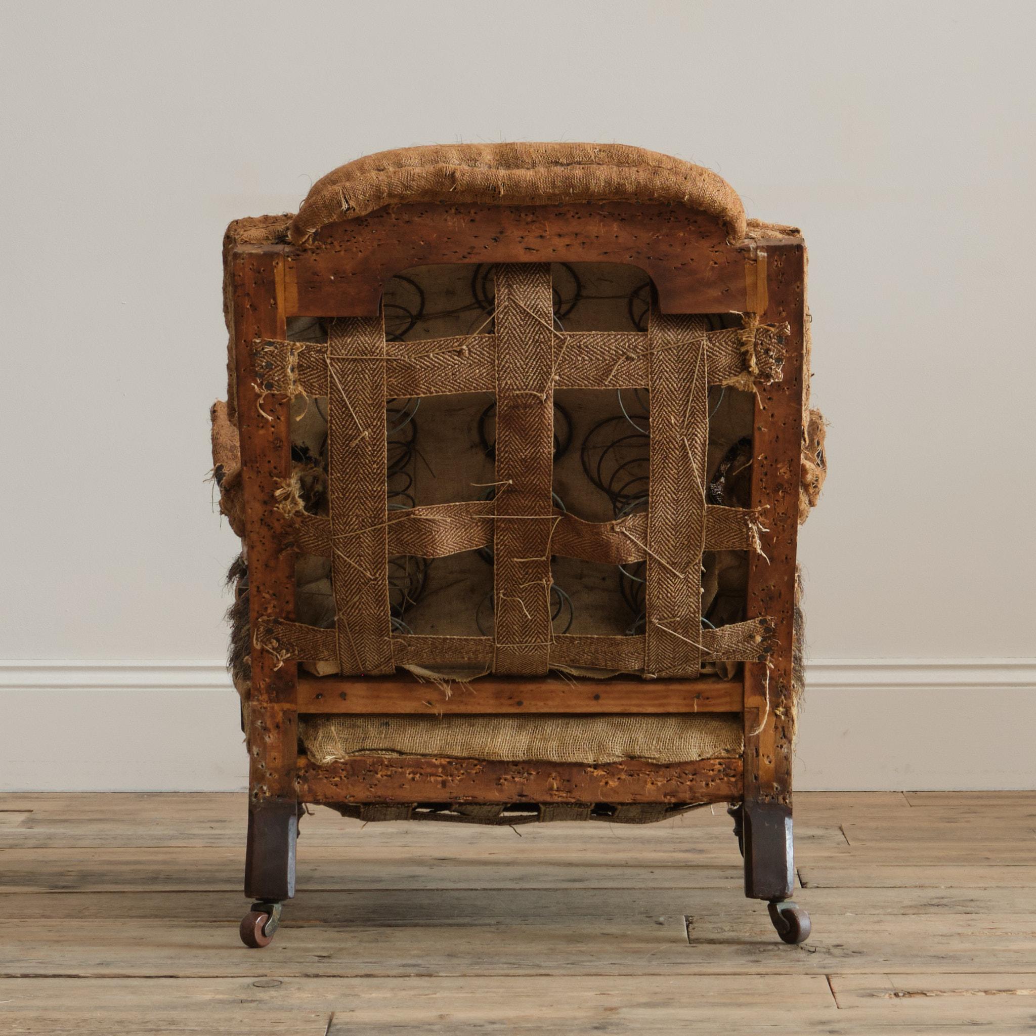 19th Century Howard Style Open Armchair im Zustand „Relativ gut“ im Angebot in Batley, GB