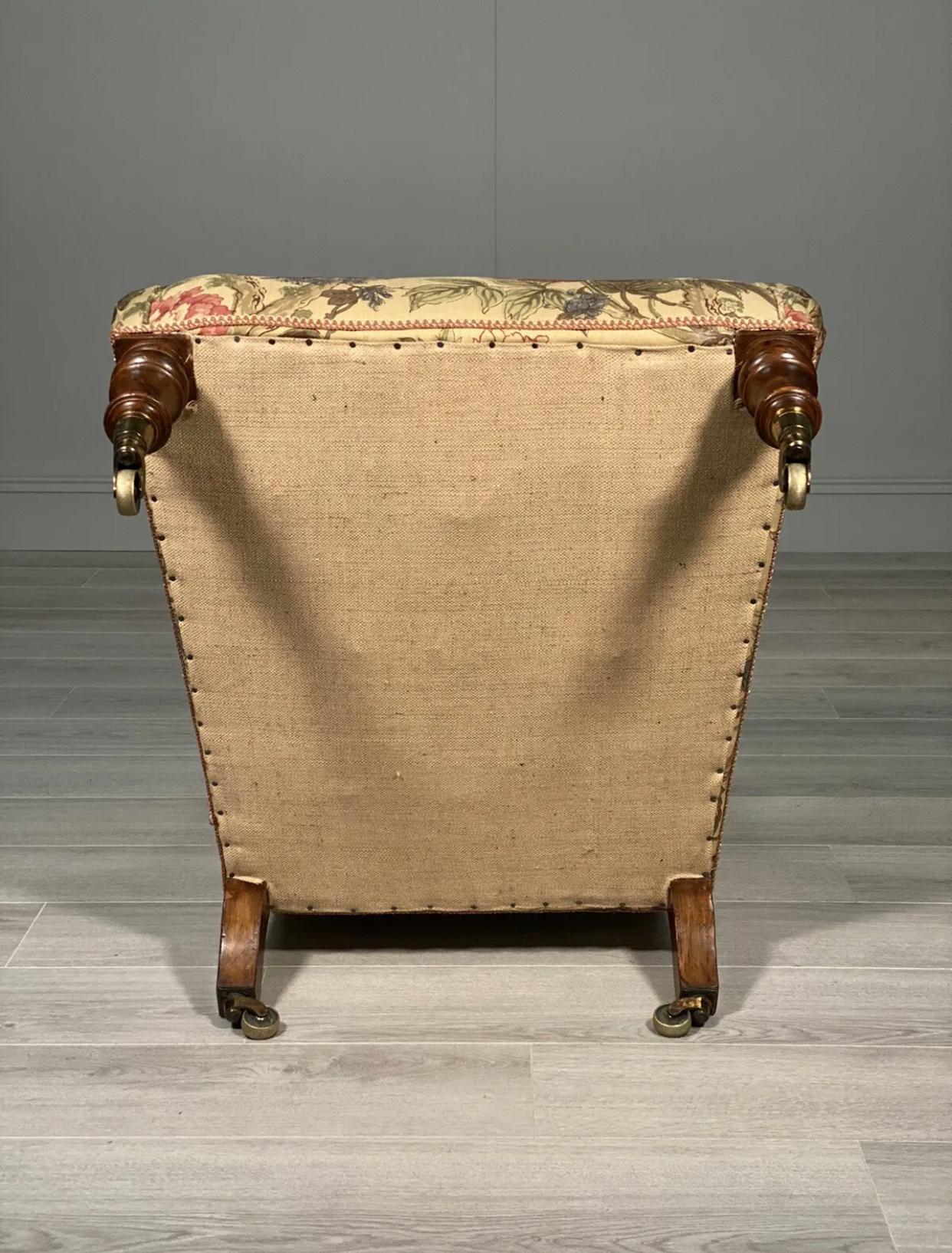 Willoughby-Sessel im Howard-Stil des 19. Jahrhunderts mit Cope-Fassungen im Angebot 3
