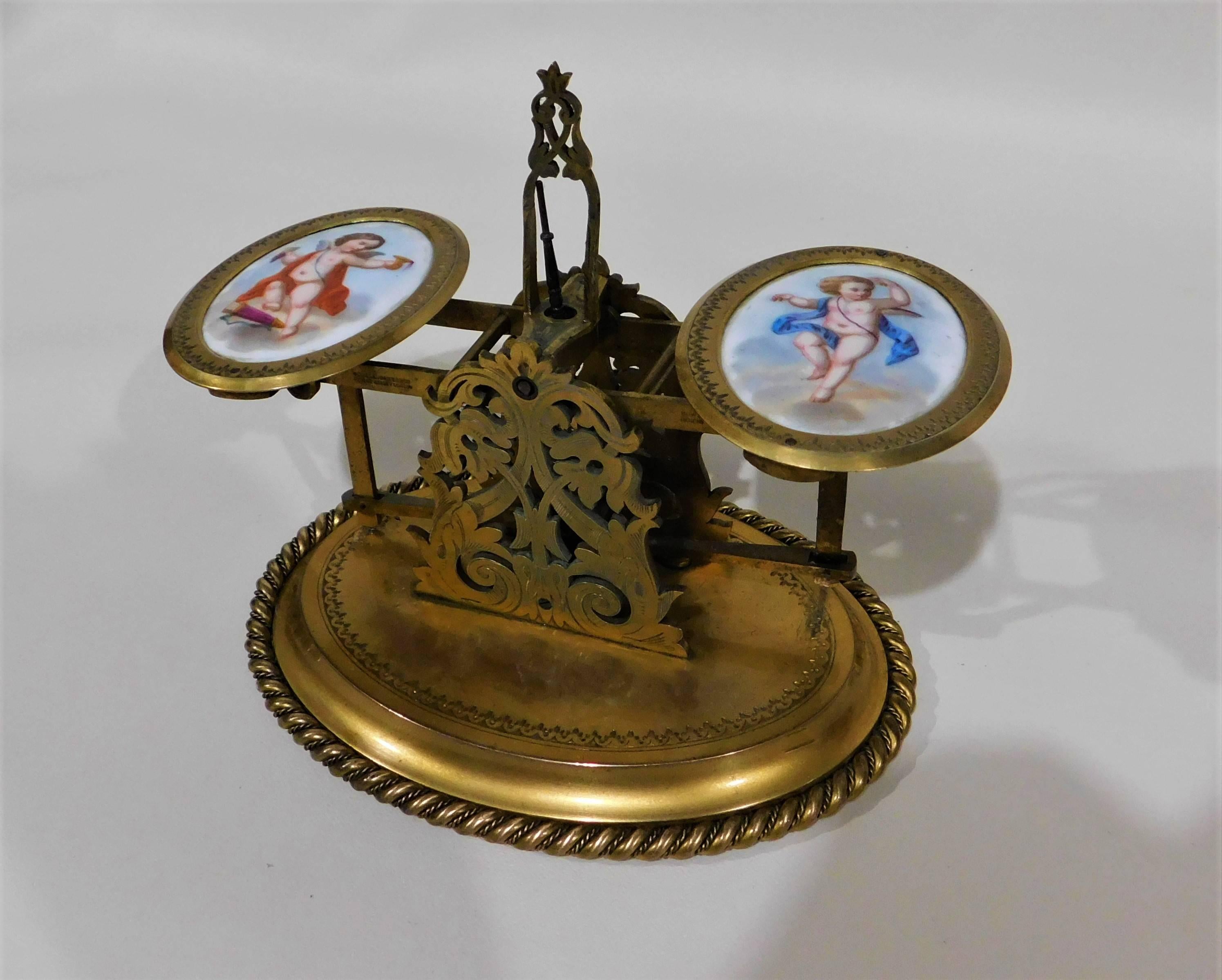 19th Century Howell James & Company Postal Letter Scale In Good Condition In Hamilton, Ontario