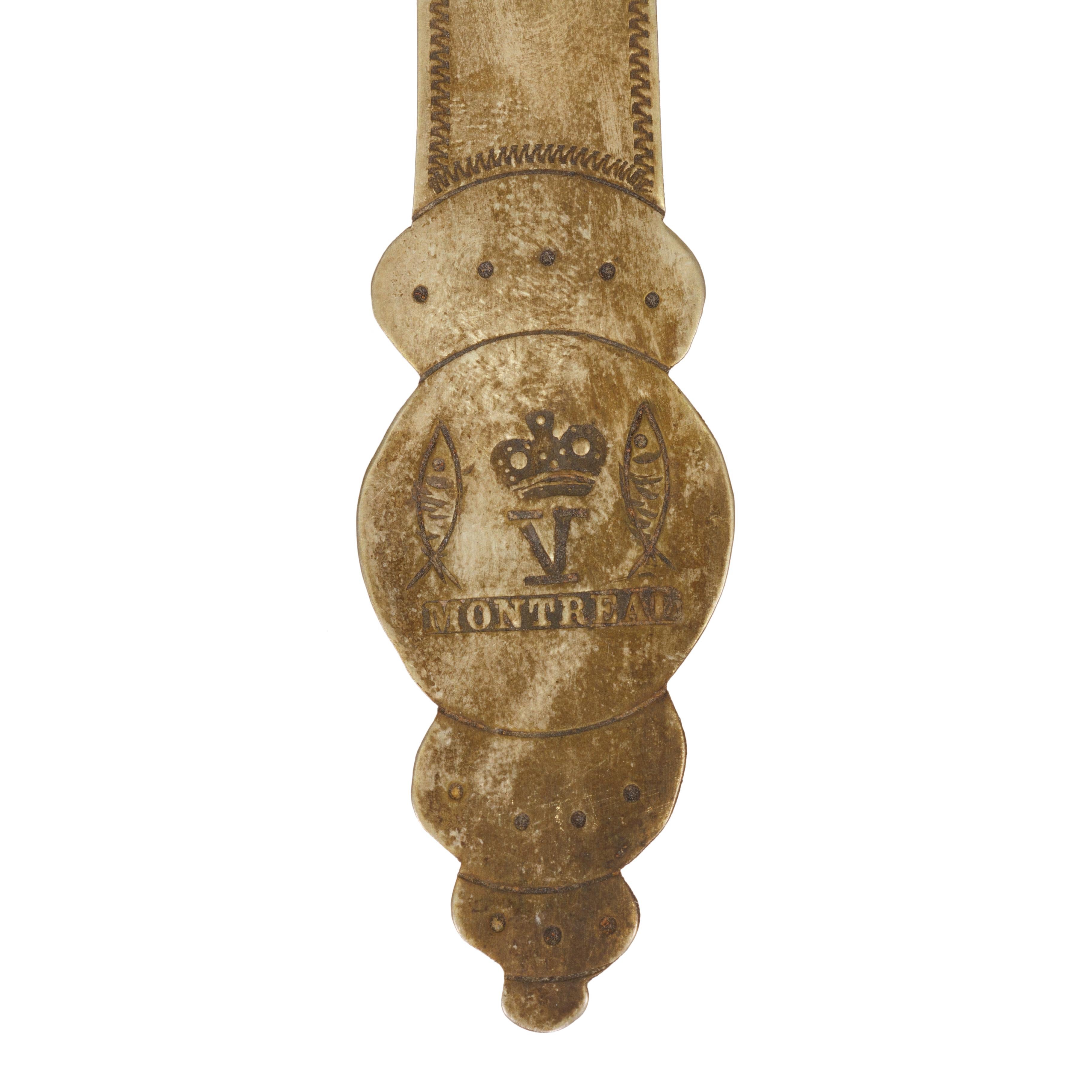 19. Jahrhundert Hudson Bay Silberhandelsperlenkreuz-Halskette im Zustand „Gut“ im Angebot in Coeur d Alene, ID