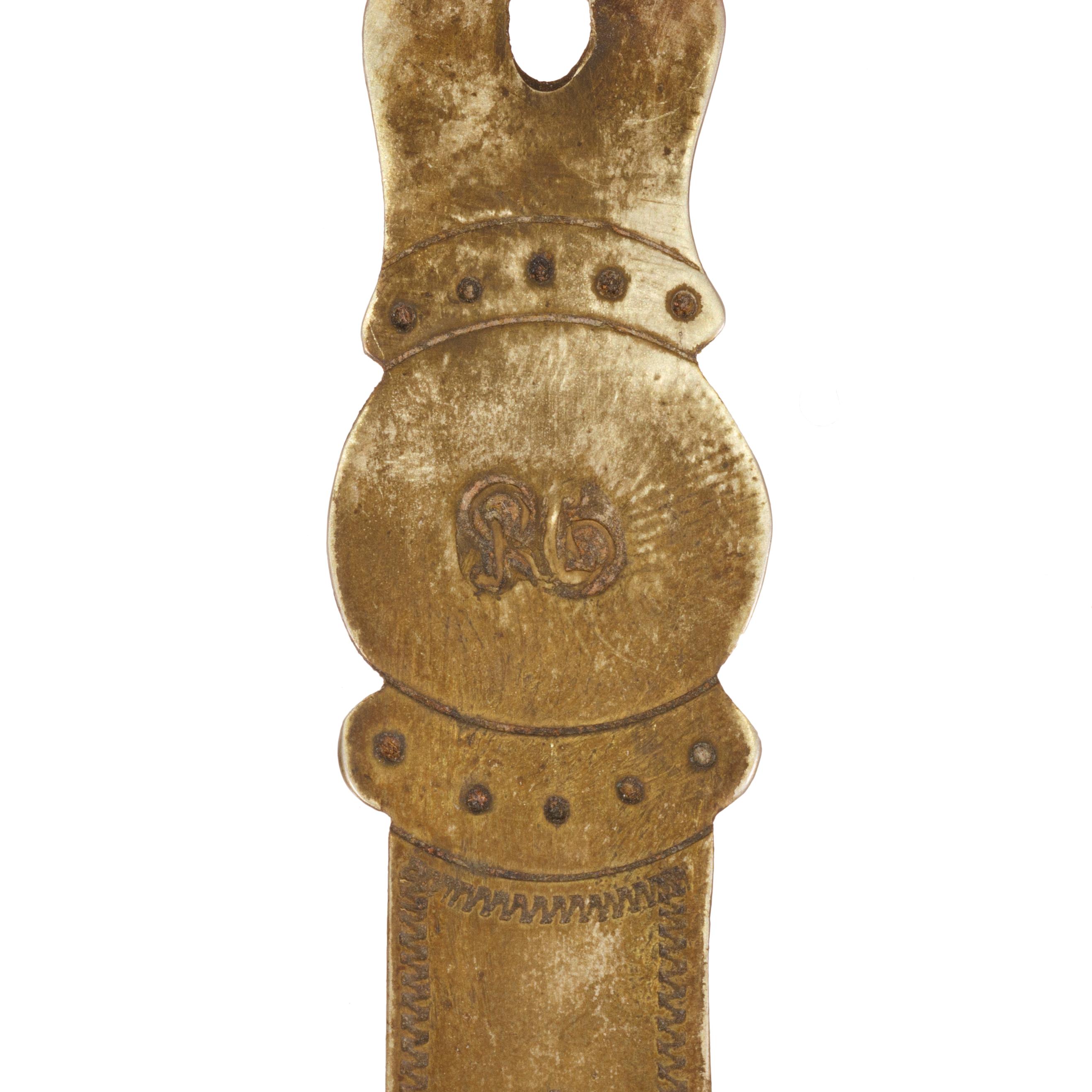 19. Jahrhundert Hudson Bay Silberhandelsperlenkreuz-Halskette für Damen oder Herren im Angebot