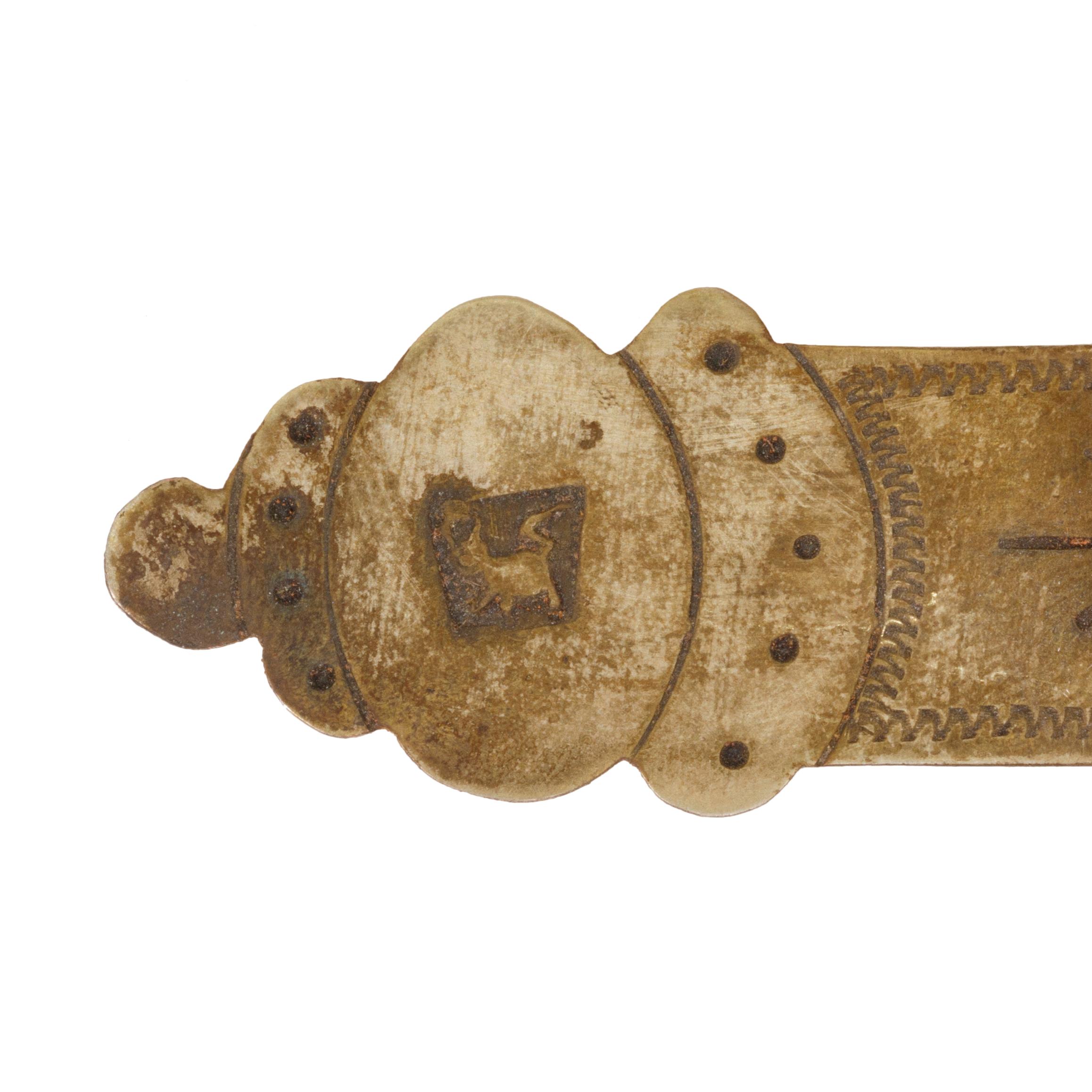 19. Jahrhundert Hudson Bay Silberhandelsperlenkreuz-Halskette im Angebot 1