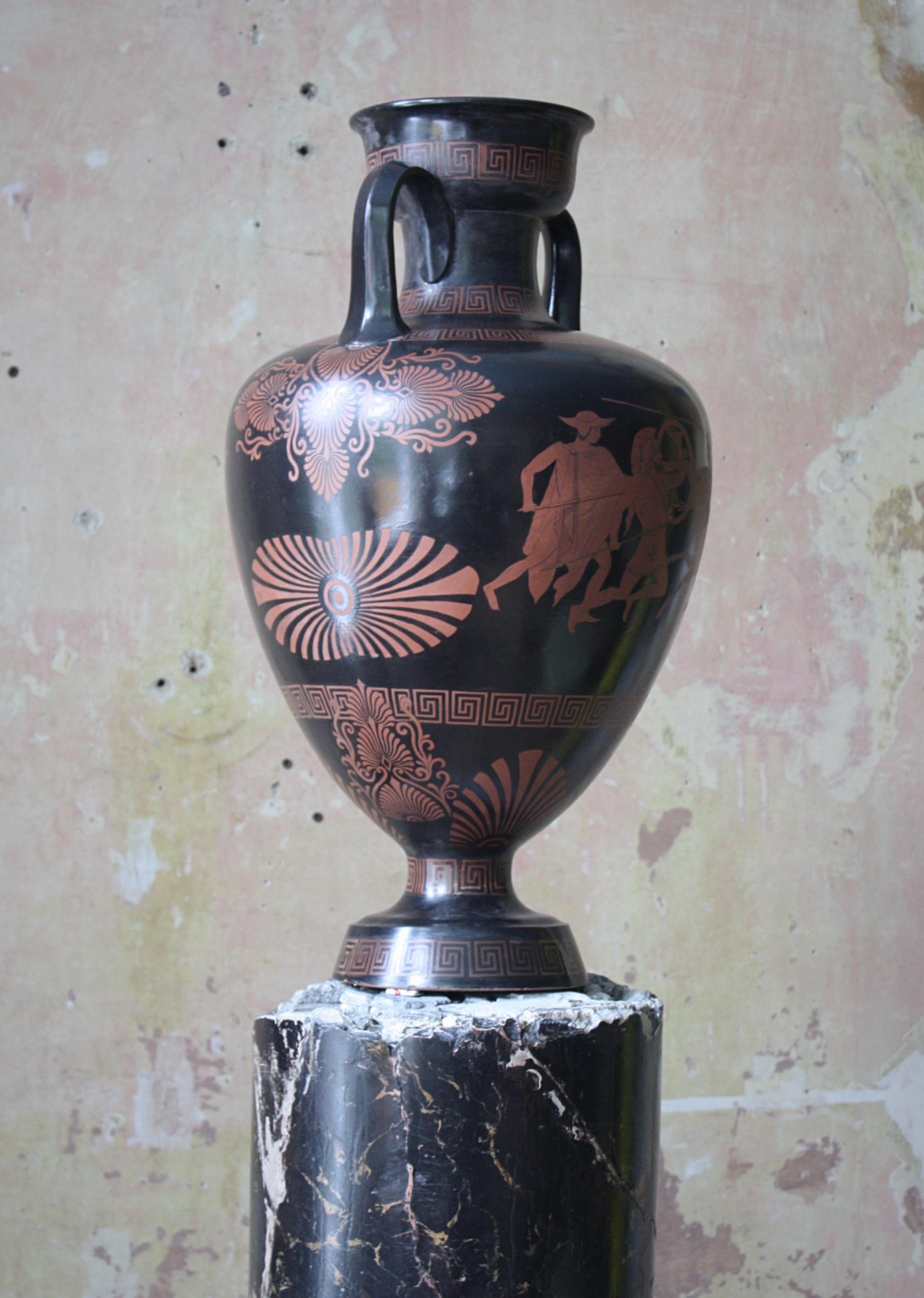 19th Century Huge Terracotta Amphora Jar/Vase Etruscan Greek Grand Tour 7