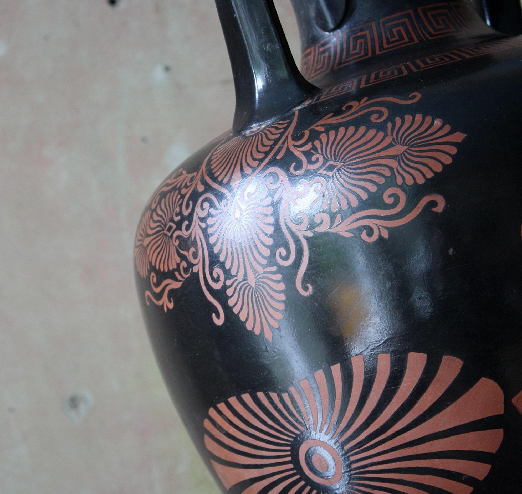 19th Century Huge Terracotta Amphora Jar/Vase Etruscan Greek Grand Tour 9