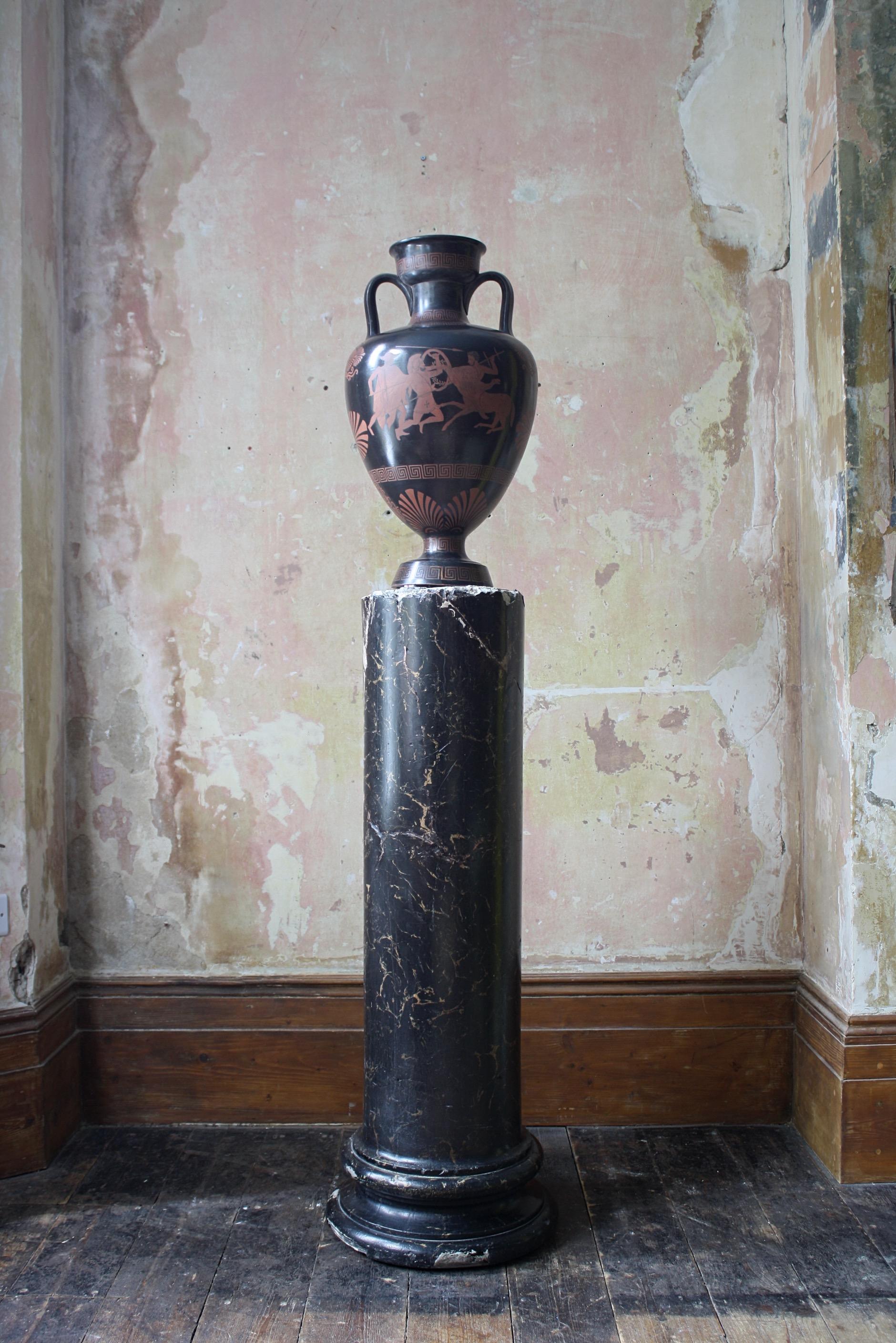 19th Century Huge Terracotta Amphora Jar/Vase Etruscan Greek Grand Tour 11