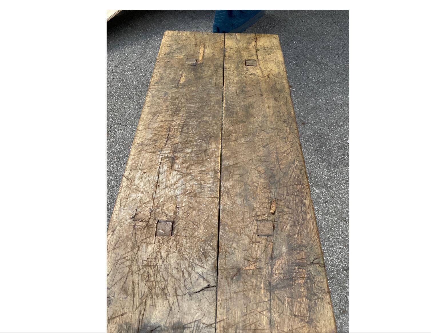 19th Century Hungarian Chopping Table In Good Condition For Sale In Nashville, TN