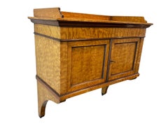 Circa 1860 Hungarian Pair of Ash Hanging Cupboards