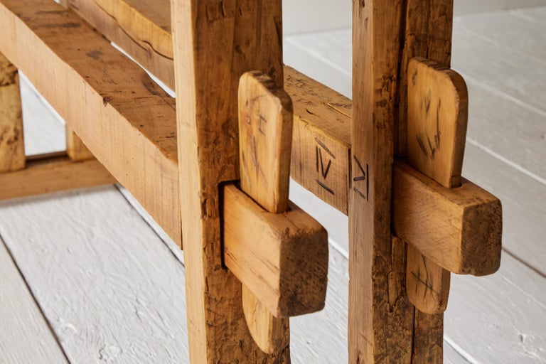 19th Century Hungarian Pine Trestle Table at 1stDibs trestle tables