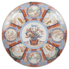 Antique 19th Century Imari charger, 61cm (24") diameter