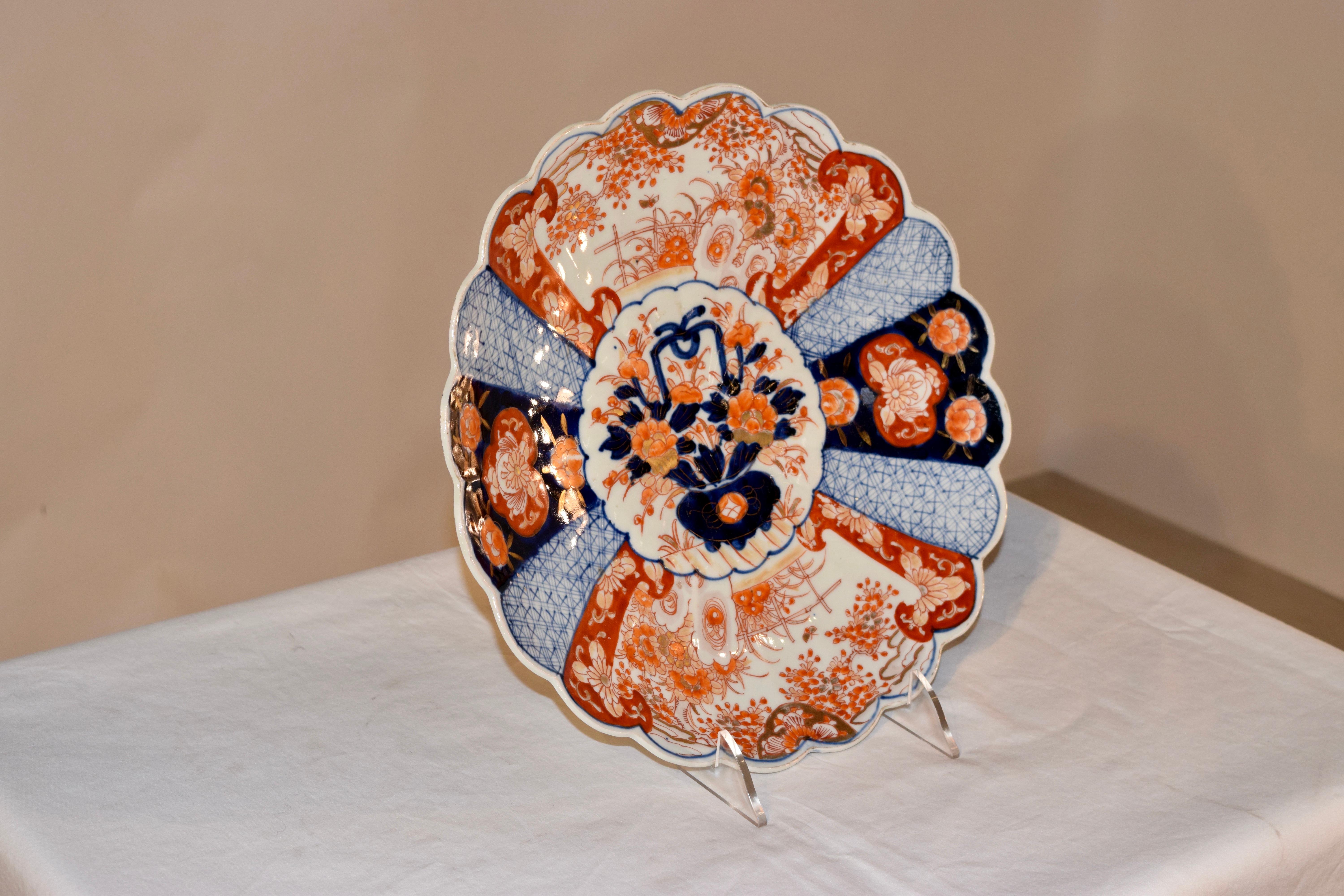 Glazed 19th Century Imari Charger