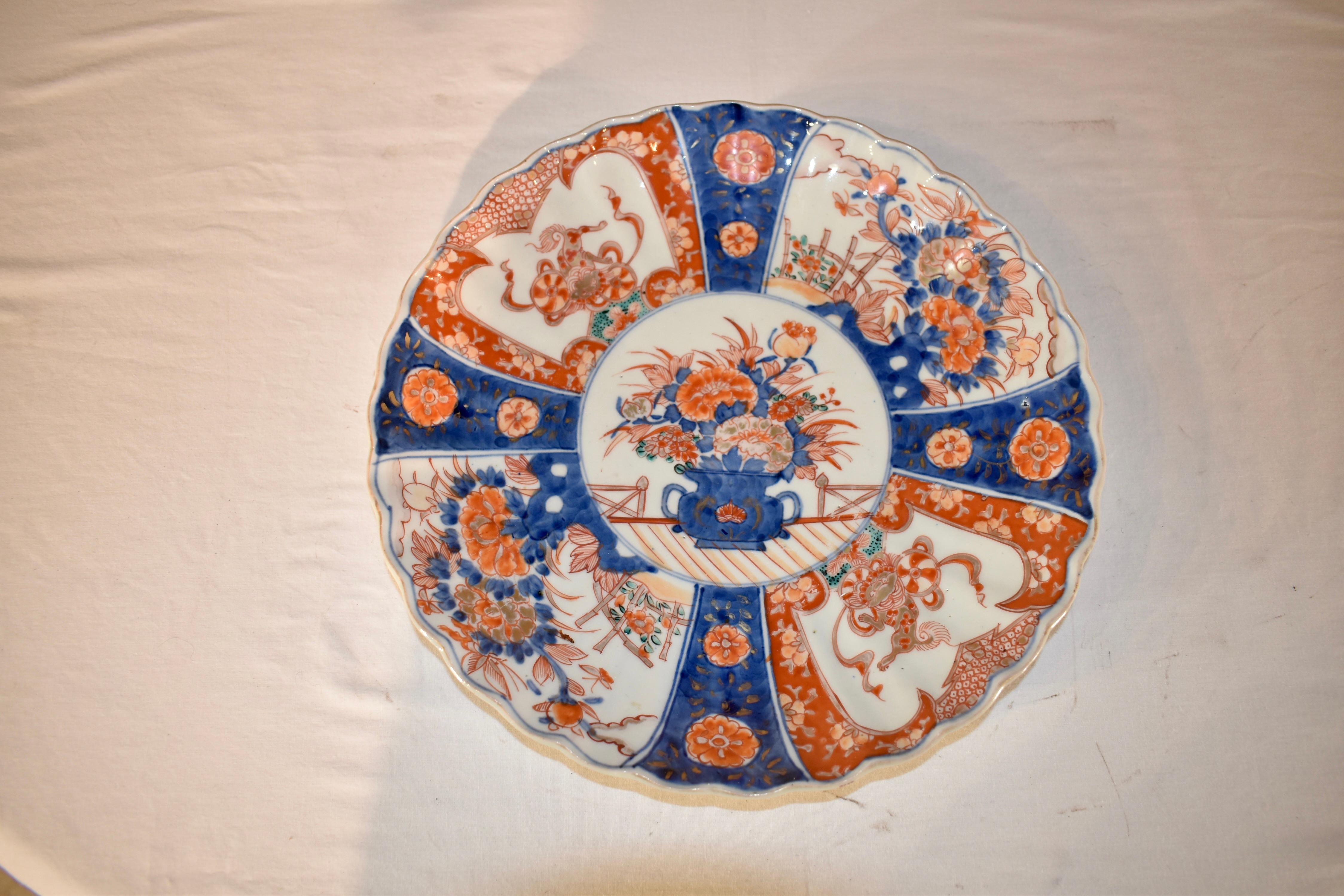 19th Century Imari Plate For Sale 4