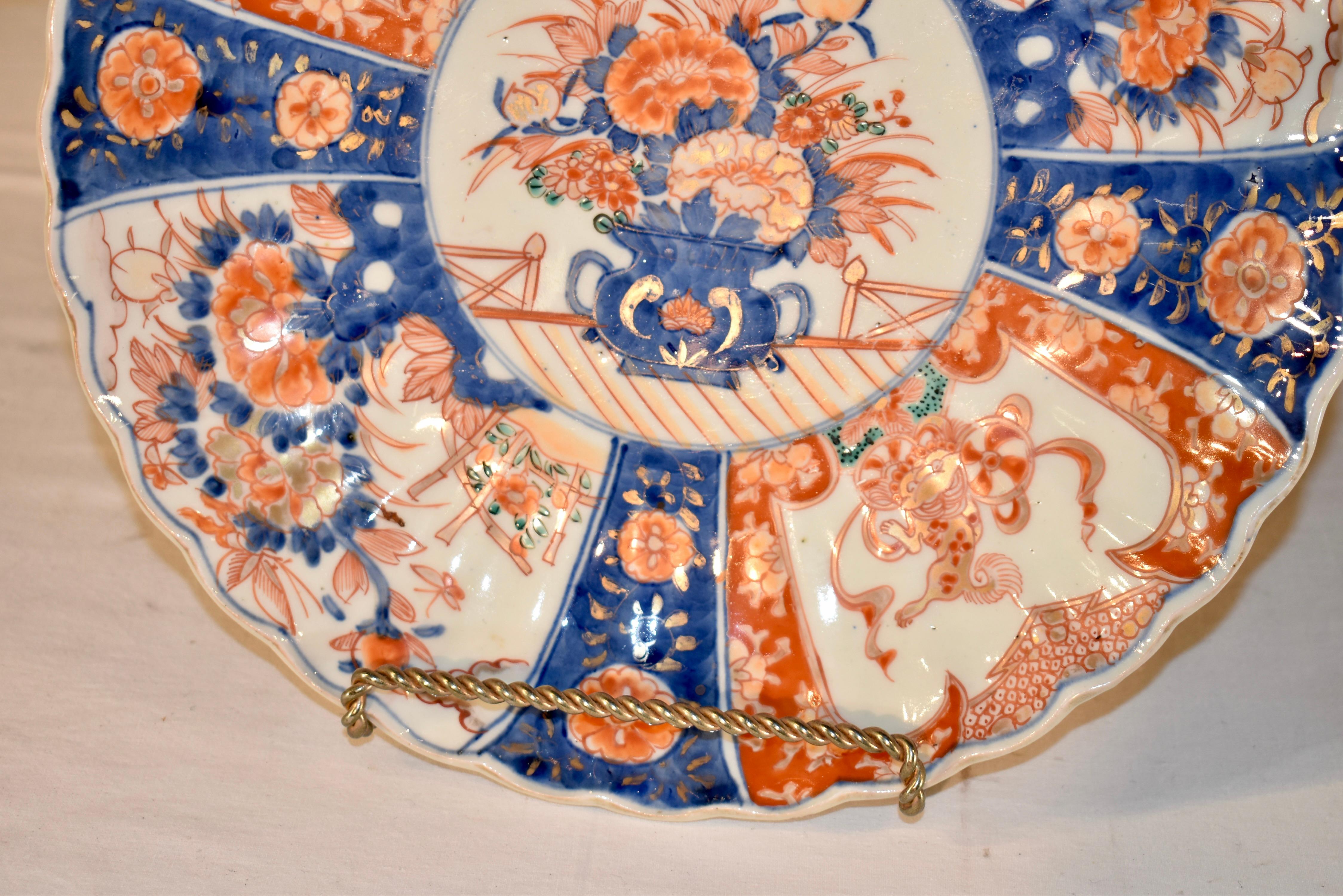 19th Century Imari Plate For Sale 2