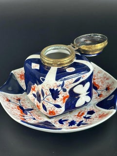 19th Century, Imari Porcelain Inkwell – Japan, Meiji Period