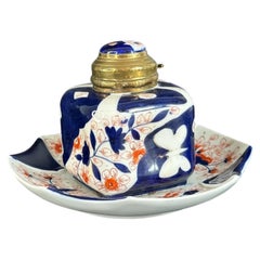 19th Century, Imari Porcelain Inkwell – Japan, Meiji Period