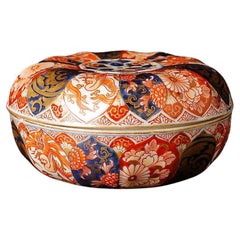 Antique 19th Century Imari Porcelain Treasure Box