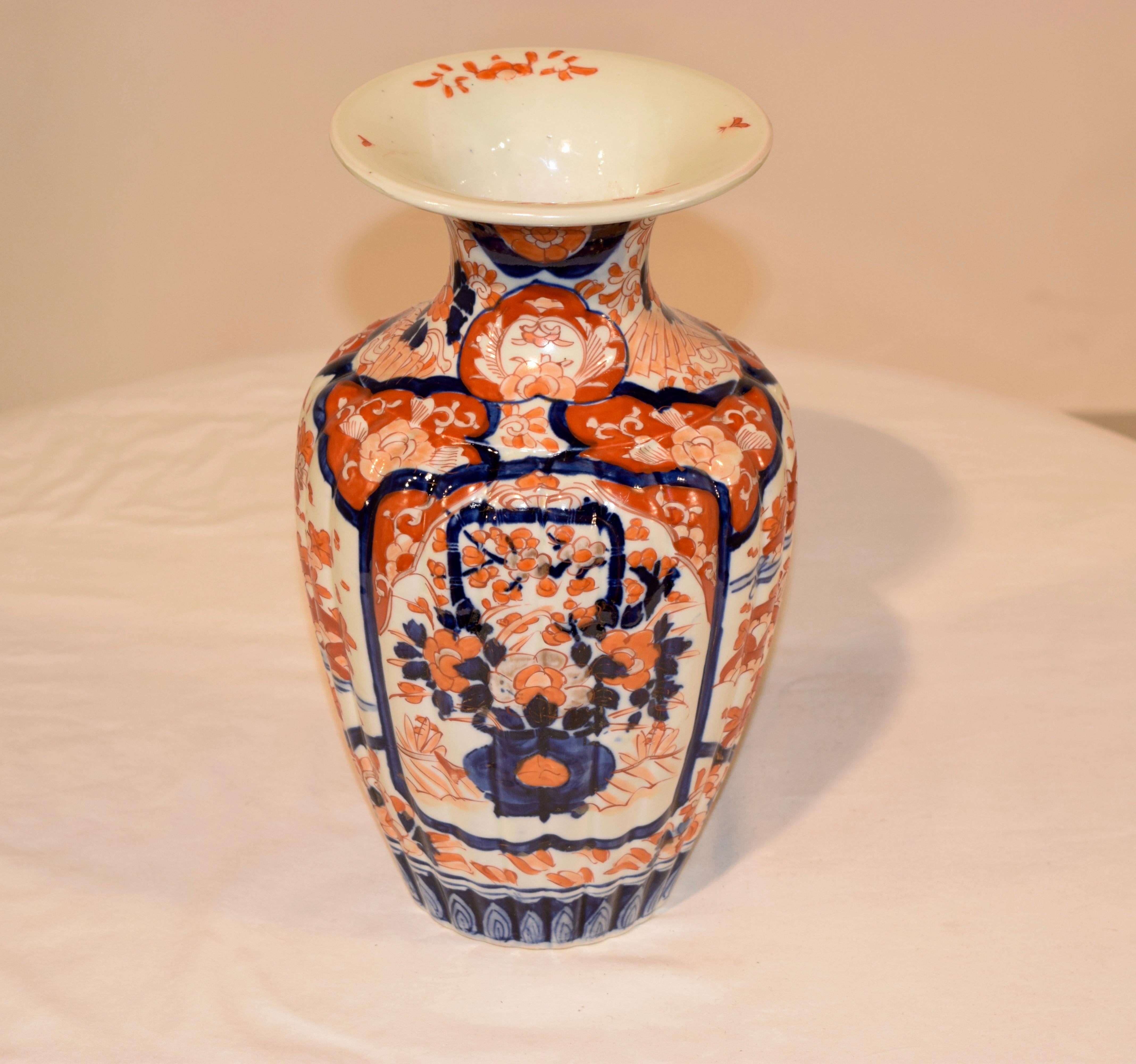 Pottery 19th Century Imari Vase