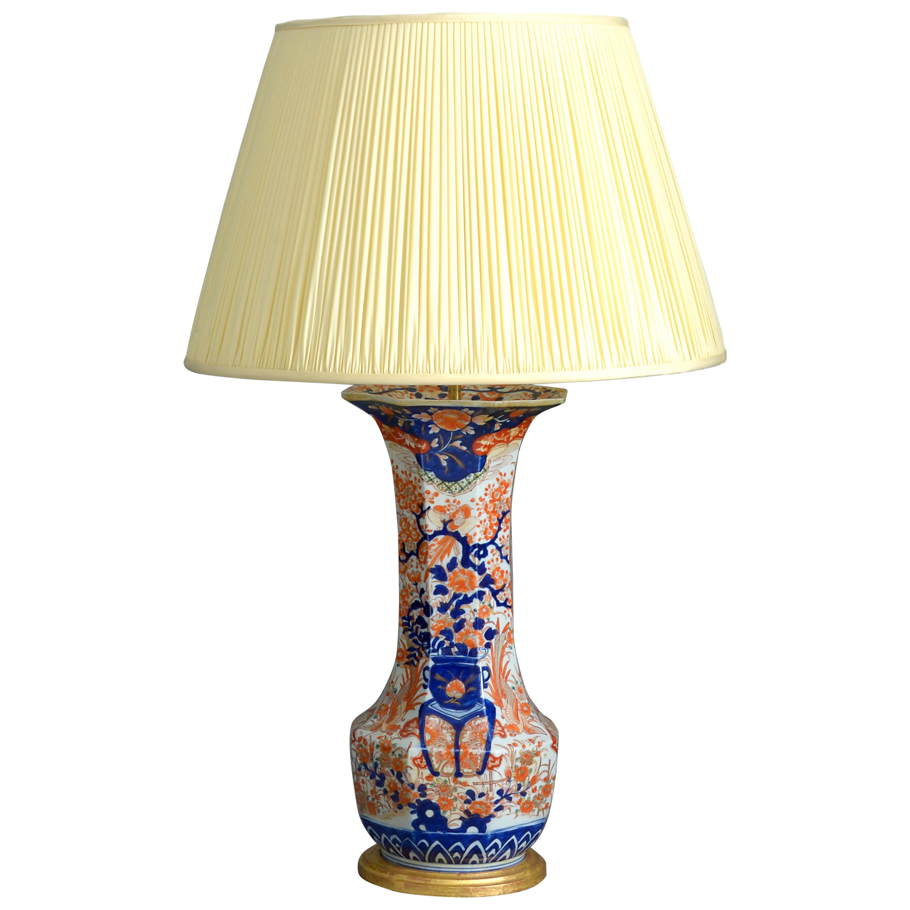 19th Century Imari Vase Lamp