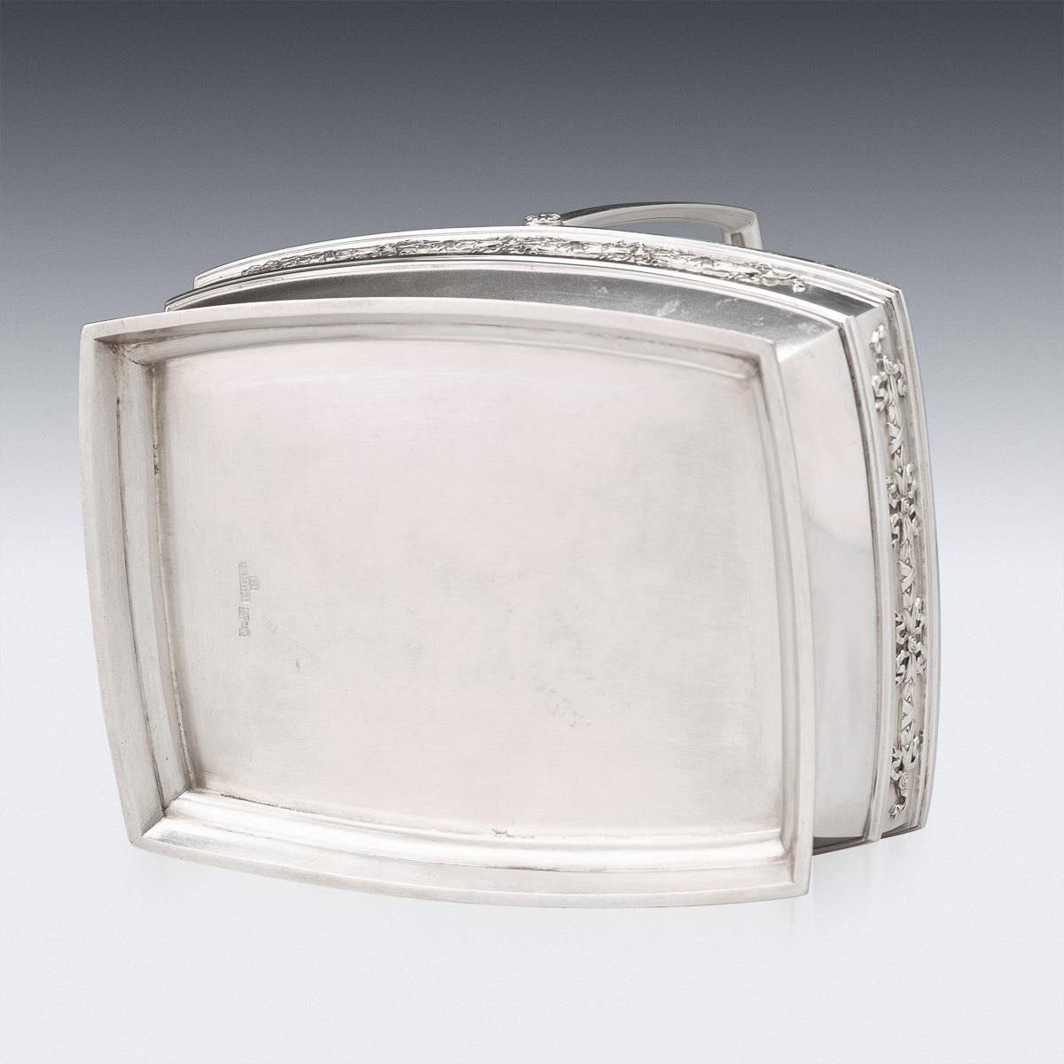 19th Century Imperial Russian Faberge Solid Silver Basket, c.1894 1