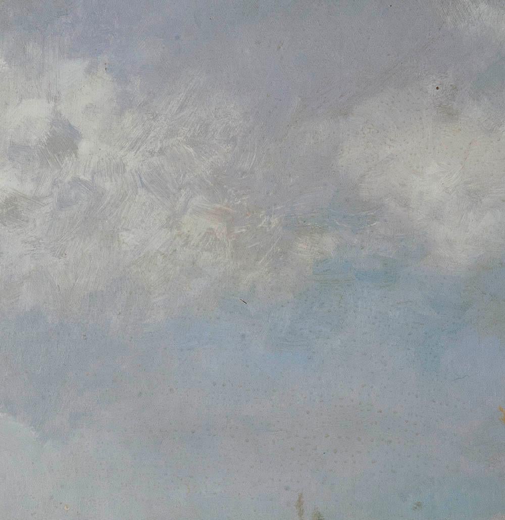 Fin du XIXe siècle Peinture à l'huile impressionniste du XIXe siècle de Pierre Georges Jeanniot en vente