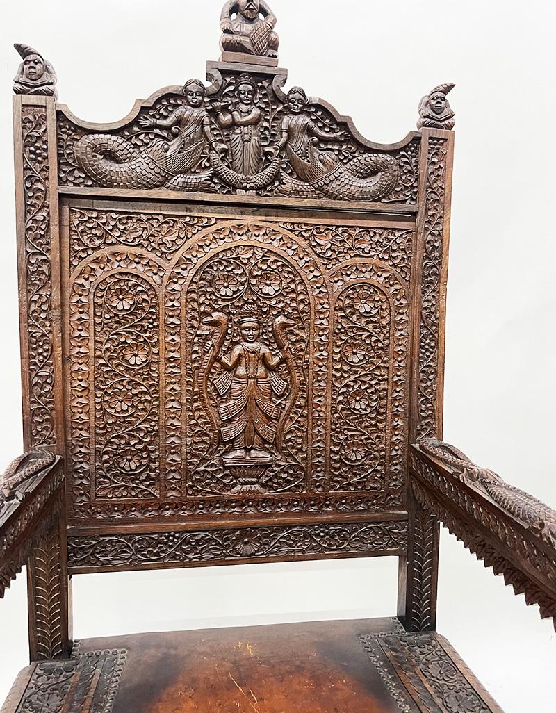 19th Century Indian armchairs For Sale 6