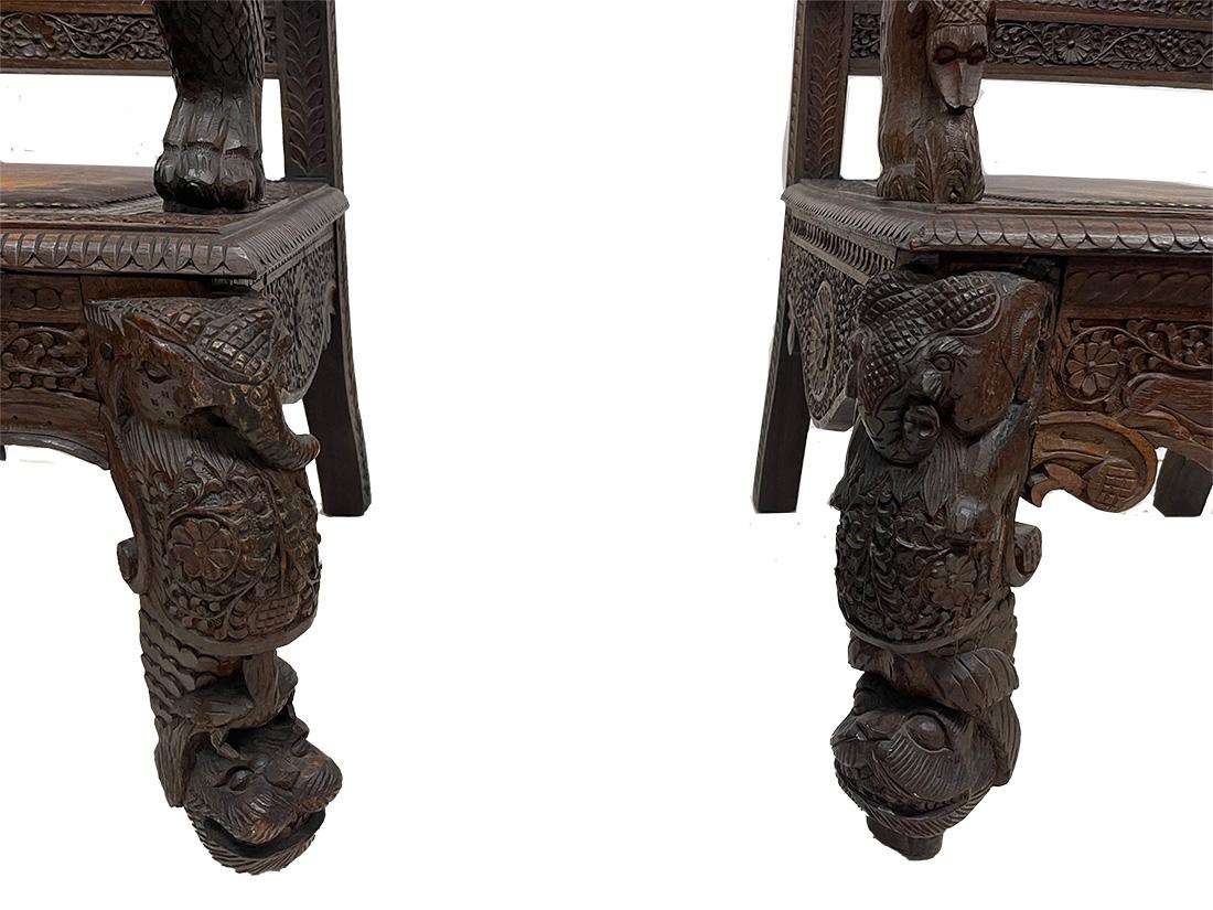 19th Century Indian armchairs For Sale 7