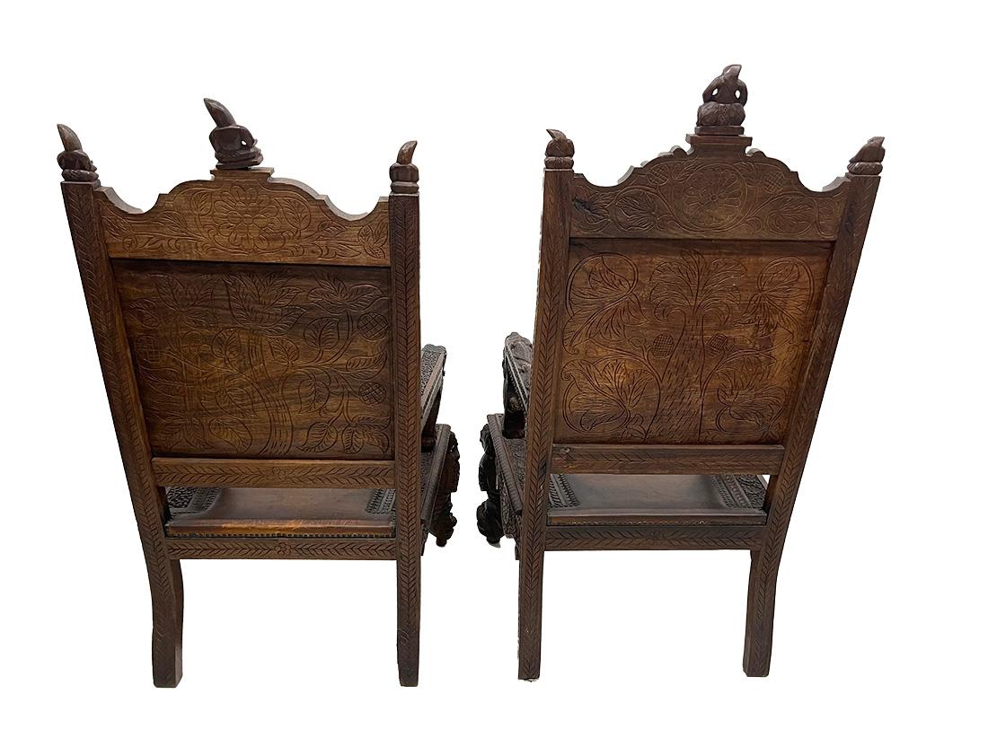 19th Century Indian armchairs In Good Condition For Sale In Delft, NL