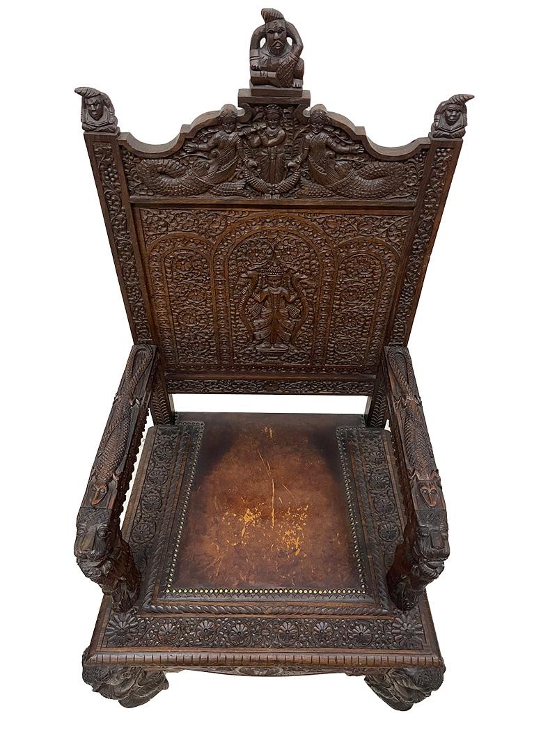 Indische Sessel des 19. Jahrhunderts im Angebot 1