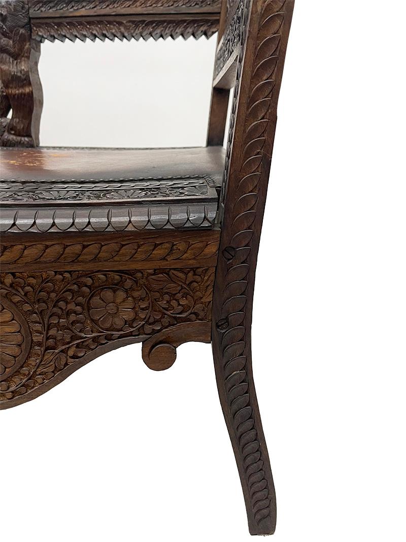 Indische Sessel des 19. Jahrhunderts im Angebot 2
