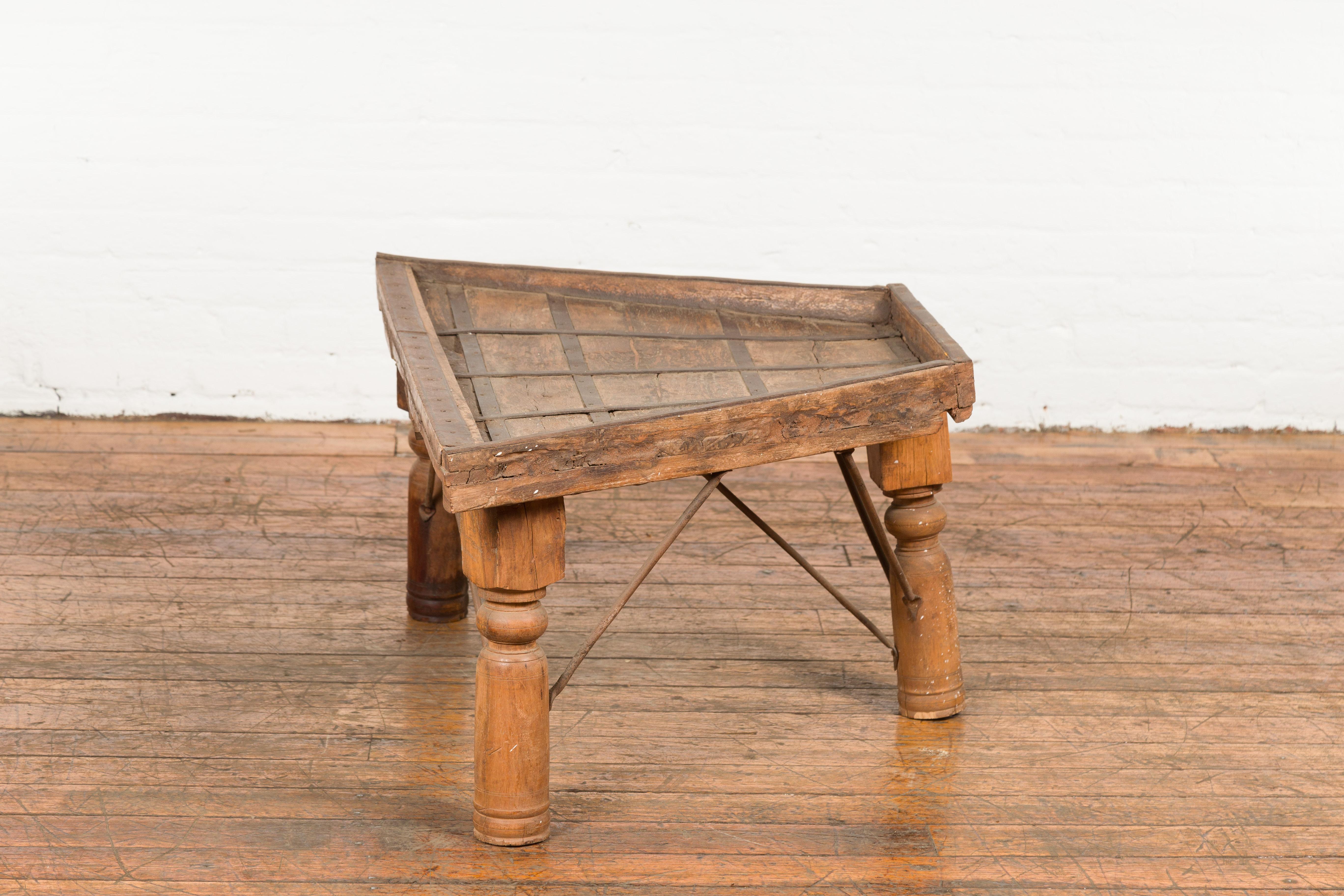 bullock cart coffee table