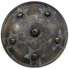 Escudo de dhal indio del siglo XIX