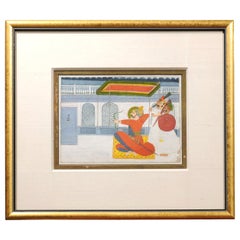 Pittura indiana a guazzo del XIX secolo