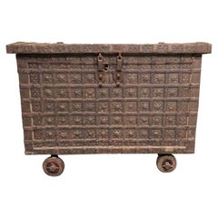 19th Century Indian Hardwood Travel Box